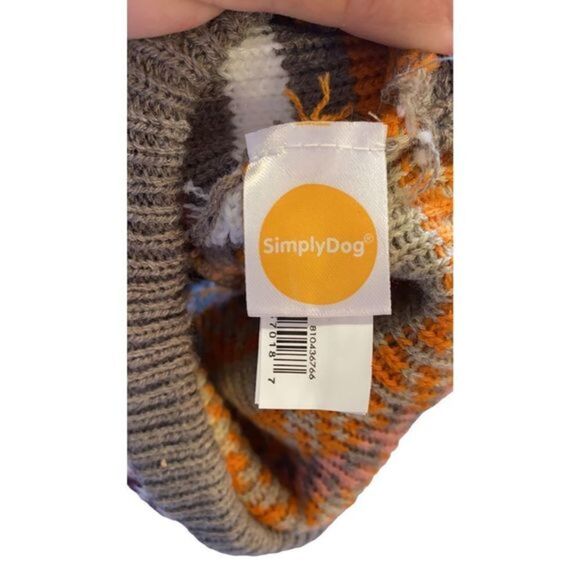 Simply Dog Fair Isle Sweater Coat M - Picture 3 of 3